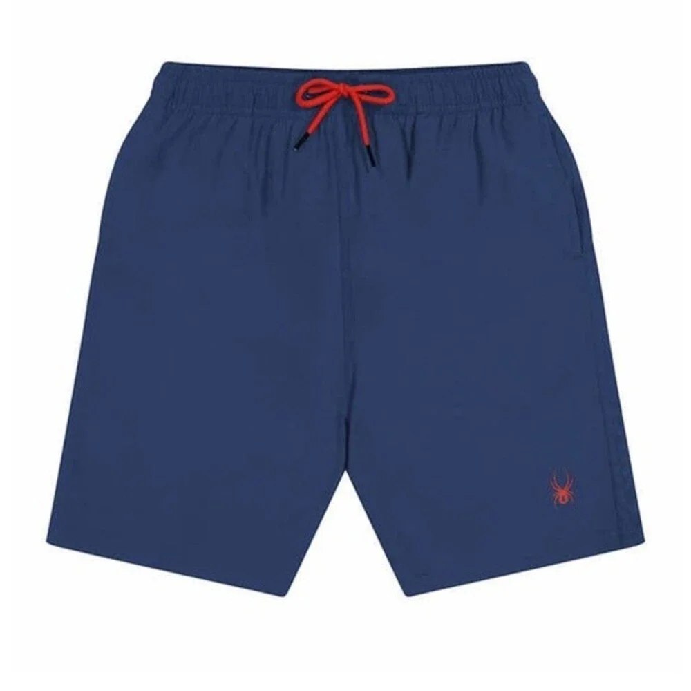 Swim Boys Trunks L Gray Spyder Youth 2-piece Swim 2 Set UPF 30 Swim Shirt Sh